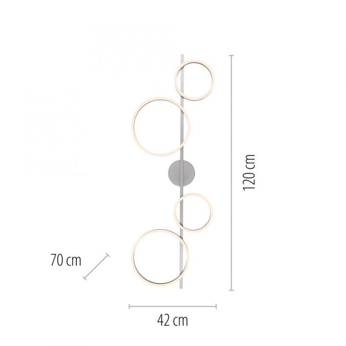 Paul Neuhaus LED Deckenleuchte silber dimmbar in 3 Stufen Ringform Memoryfunktion Discount Store für neue Produkte
