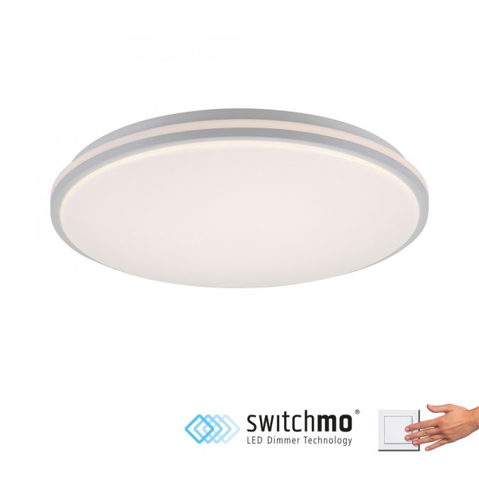 Paul Neuhaus LED Deckenleuchte, weiß, warmweiß, dimmbar, 3000 K, rund