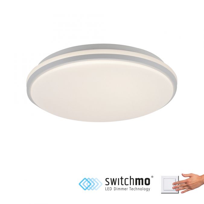 Paul Neuhaus LED Deckenleuchte, weiß, warmweiß, dimmbar, 3000 K, rund