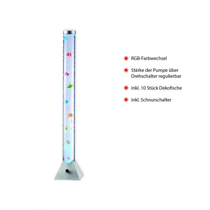 Paul Neuhaus LED-Wassersäule, RGB, Farbwechsel, bunte Fische, modern Black Friday Preise