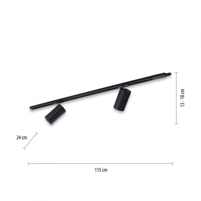 Paul Neuhaus Paul Neuhaus PURE LED Schienenleuchte dimmbar erweiterbar schwarz drehbar im Angebot