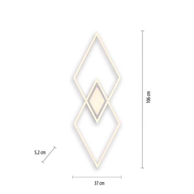 Paul Neuhaus LED Deckenleuchte, stahl, flach, rechteckig, warmweiß Meist gekauft