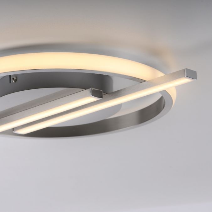 Paul Neuhaus LED Deckenleuchte silber Simply Dimm Technik Memoryfunktion Preisnachlass