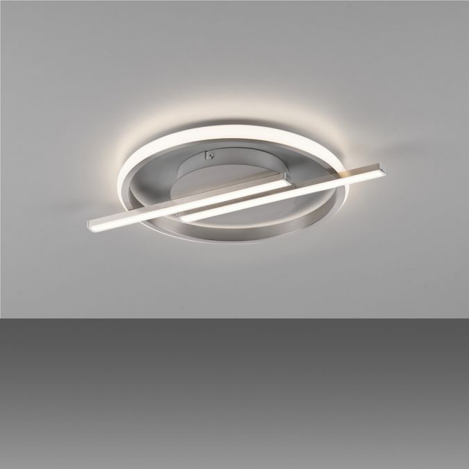 Paul Neuhaus LED Deckenleuchte silber Simply Dimm Technik Memoryfunktion Preisnachlass