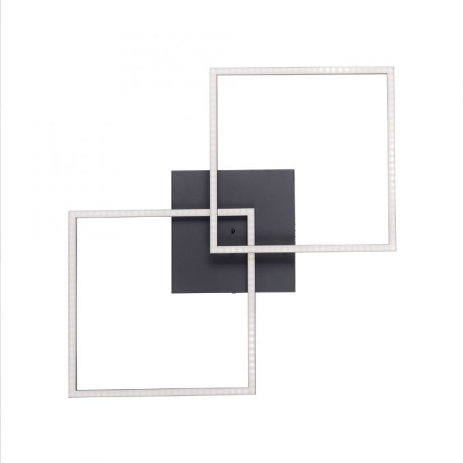 Paul Neuhaus LED Deckenleuchte, schwarz, Lichtfarbensteuerung, Fernbedienung, dimmbar Saisonschlussverkauf