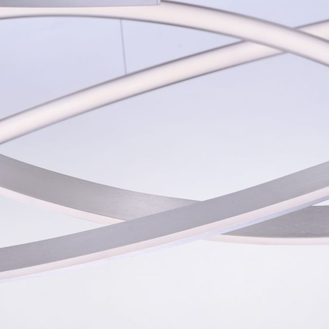 Paul Neuhaus LED Pendelleuchte,silber, rund, CCT-Steuerung, individuell einstellbar, Black Friday