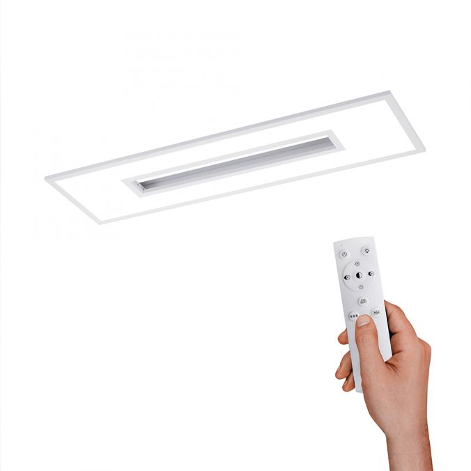 Paul Neuhaus LED Panel, 100x30 cm, Design Cut Outs, Backlight, RGB+W