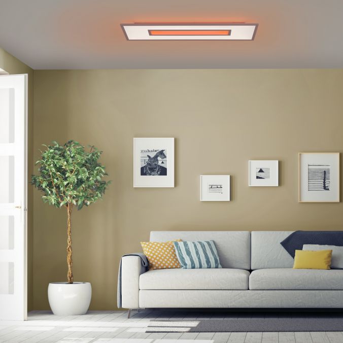 Paul Neuhaus LED Panel, 100x30 cm, Design Cut Outs, Backlight, RGB+W Osterangebot