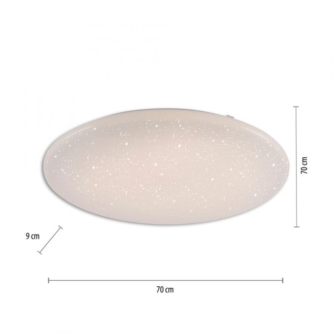 Paul Neuhaus LED Deckenleuchte, weiß, rund, Sterneneffekt, Lichtfarbensteuerung, modern Exklusive Angebote
