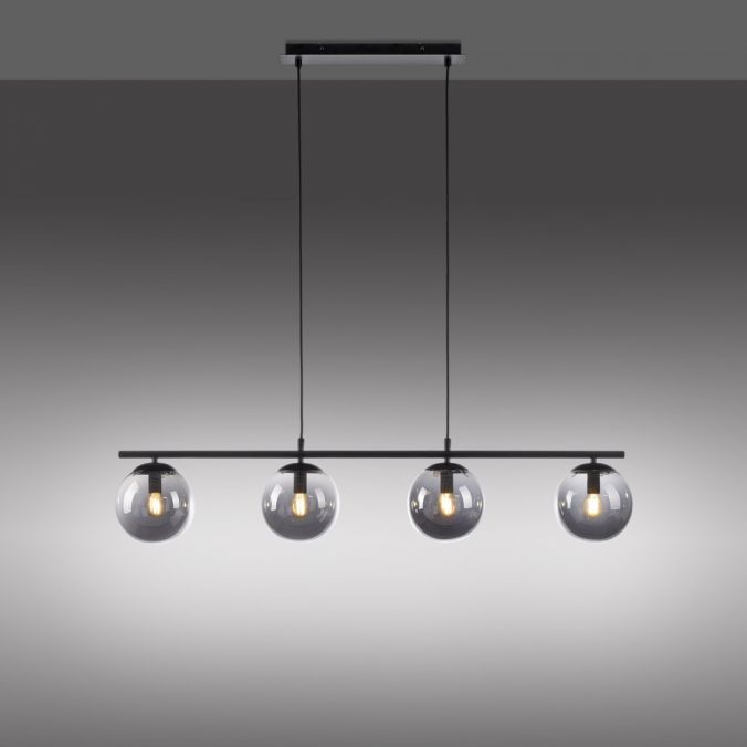 Paul Neuhaus LED Deckenleuchte, schwarz, schlicht, zeitlos, 4 flammige Deckenlampe Bestseller