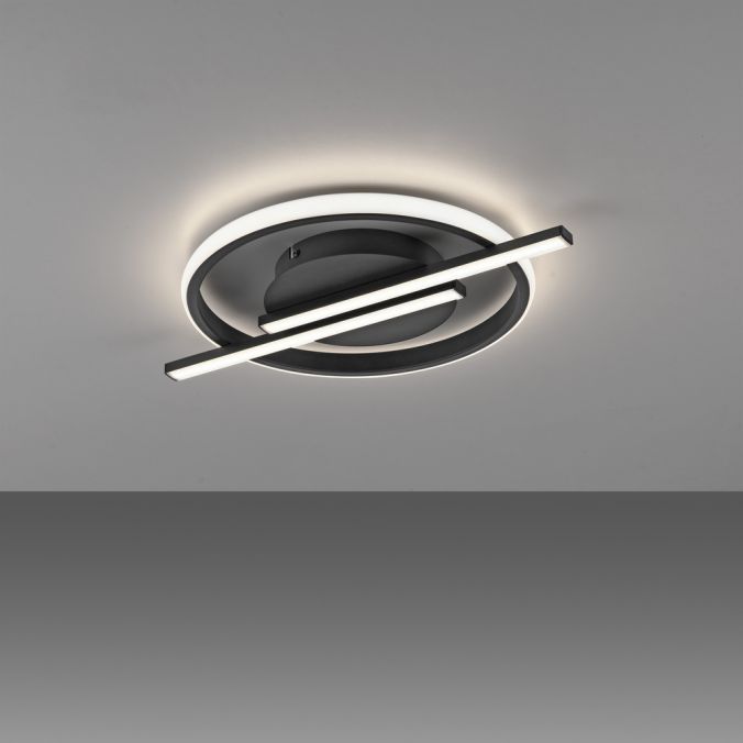 Paul Neuhaus LED Deckenleuchte schwarz modernes Design SimplyDim Memoryfunktion Sonderangebote