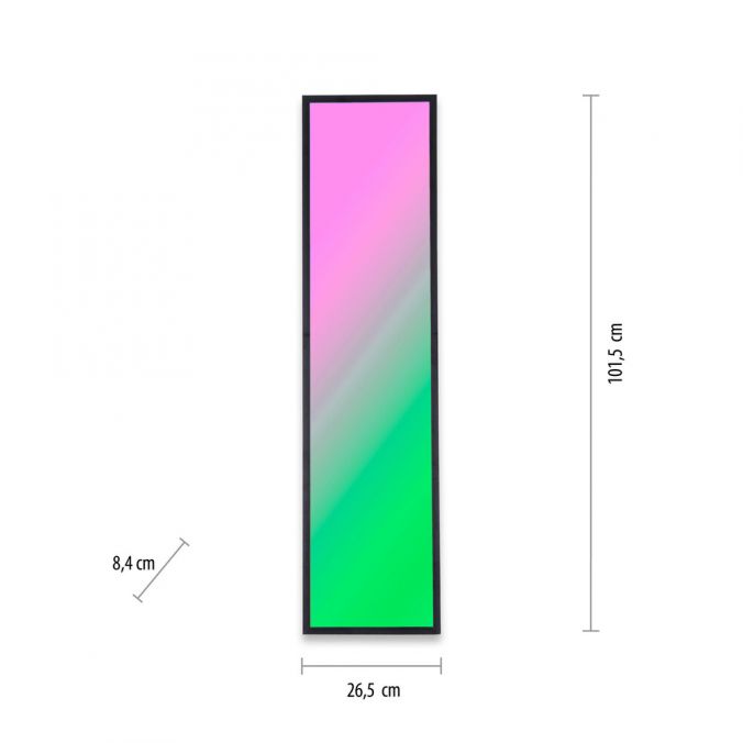 Paul Neuhaus LED Deckenleuchte 100x25cm schwarz rechteckig RGB Dreamcolor dimmbar Panel JETZT KAUFEN