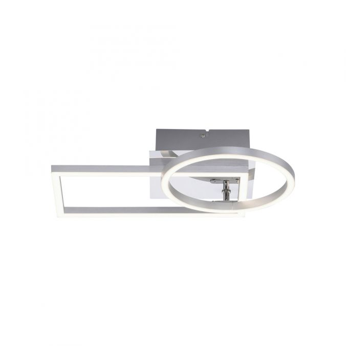 Paul Neuhaus LED Deckenleuchte, stahlfarben, warmweiß, drehbar, 2xLED Neueste Stile