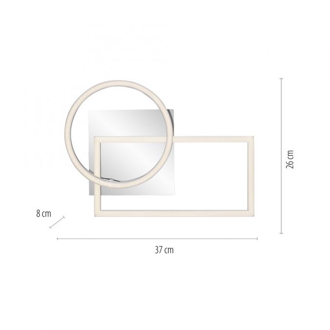 Paul Neuhaus LED Deckenleuchte, stahlfarben, warmweiß, drehbar, 2xLED Neueste Stile