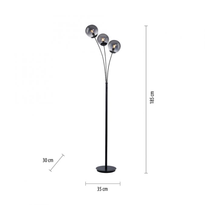 Paul Neuhaus LED Stehleuchte 3 flammig schwarz dekoratives Design Lichtspiel gebogen Bis zu 50% Rabatt