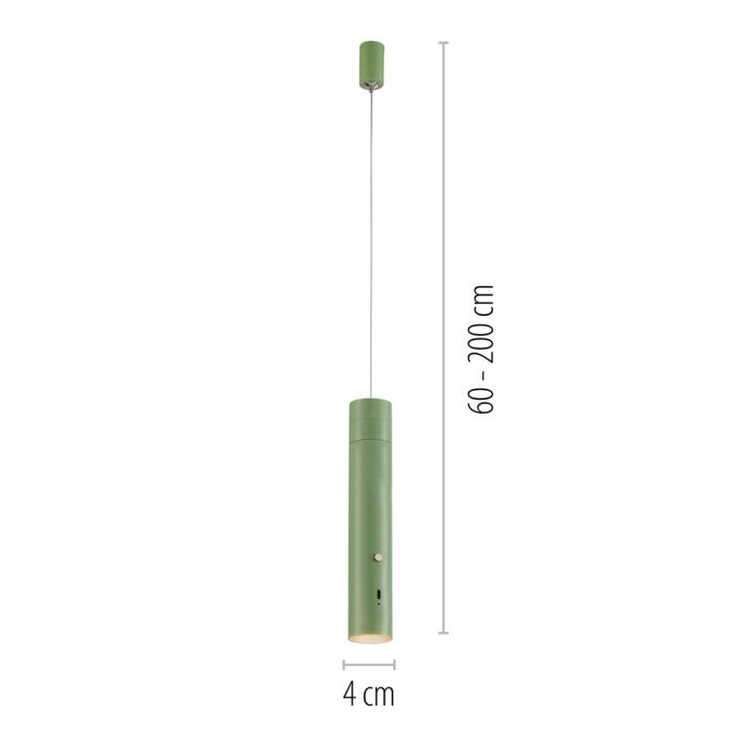 Paul Neuhaus LED Pendelleuchte grün höhenverstellbar magnetischer Kopf Akku Discount Store für neue Produkte