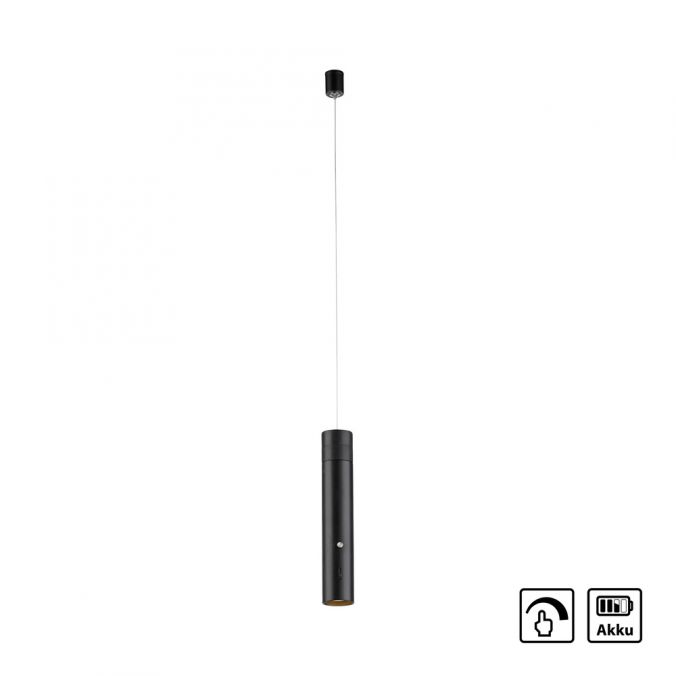 Paul Neuhaus LED Pendelleuchte schwarz höhenverstellbar magnetischer Kopf Akku