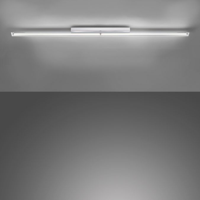 Paul Neuhaus LED-Wandleuchte, chrom, warmweiße Lichtfarbe, spritzwassergeschützt, modern Hotsell