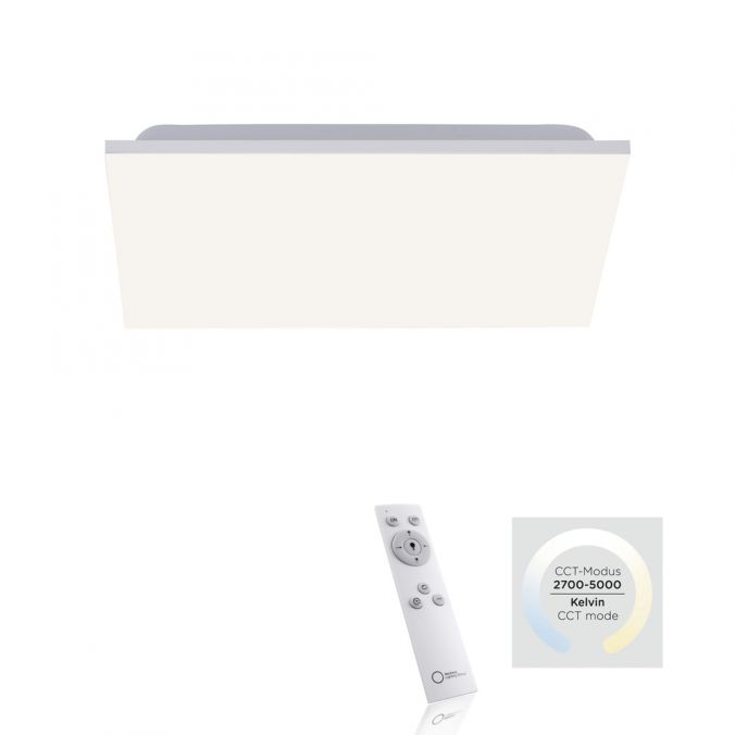 Paul Neuhaus LED Panel weiß, 45x45, dimmbar, Farbtemperatursteuerung, rahmenlos