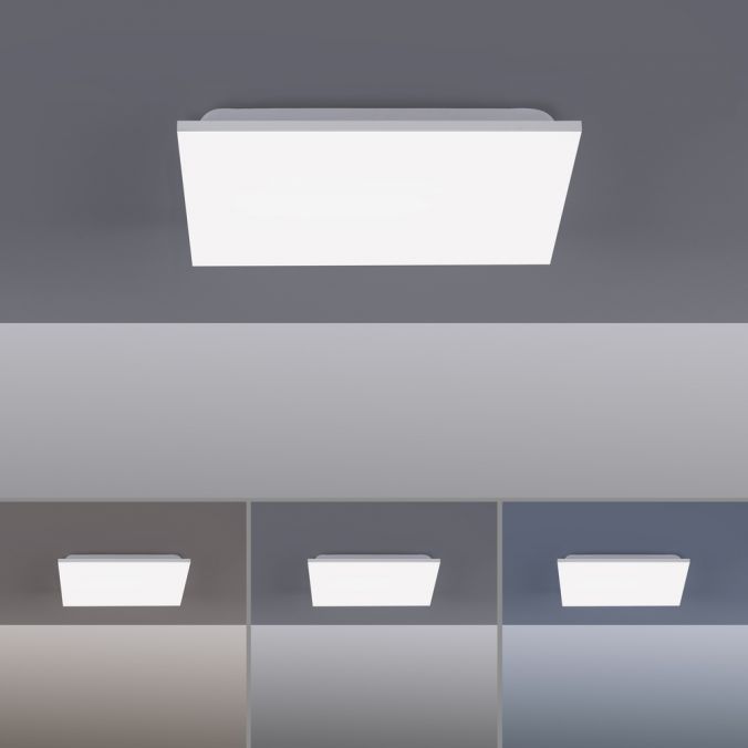 Paul Neuhaus LED Panel weiß, 45x45, dimmbar, Farbtemperatursteuerung, rahmenlos Fabrikverkauf