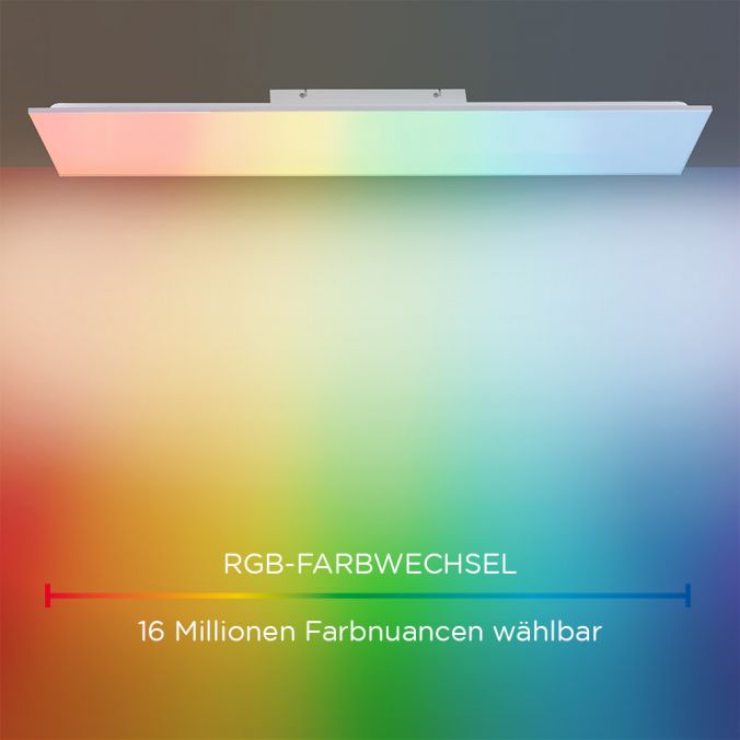 Paul Neuhaus LED-Panel, weiß, 60x30cm, rahmenlos, Farbsteuerung, Dimmfunktion Meist gekauft