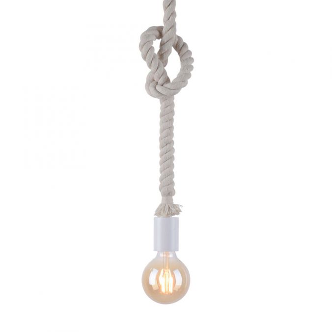 Paul Neuhaus Pendelleuchte, Seil-Leuchte, maritimes Design mit Tau Flash Sale