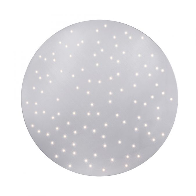 Paul Neuhaus LED Deckenleuchte, rund, stahlfarben, CCT, dimmbar, Ø 48cm, Fernbedienung Begrenztes Angebot