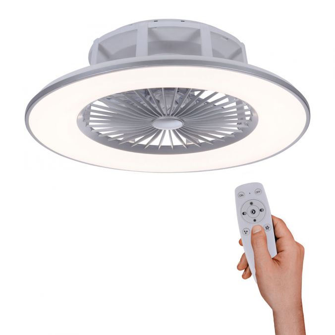 Paul Neuhaus LED-Deckenventilator, Fernbedienung, CCT, Ventilator, Timer, Geschwindigkeit einstellbar Preisnachlass