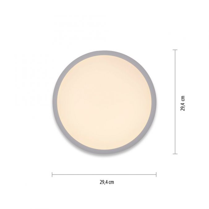 Paul Neuhaus LED Panel rund, flache Deckenleuchte, Backlight, Deckenlampe, Zeitlich begrenztes Angebot