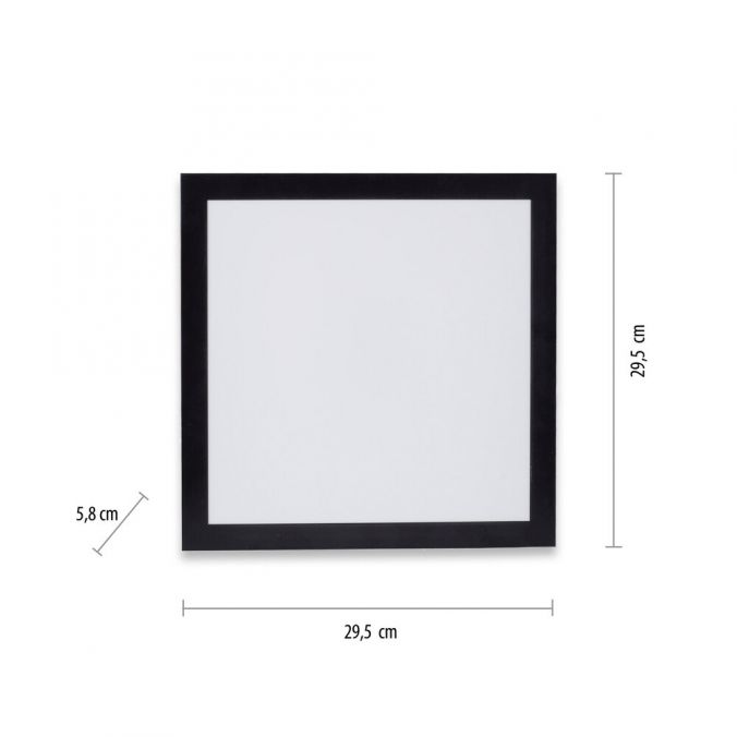 Paul Neuhaus LED-Deckenleuchte, schwarz, eckig, flach, Innenleuchte Neuheiten