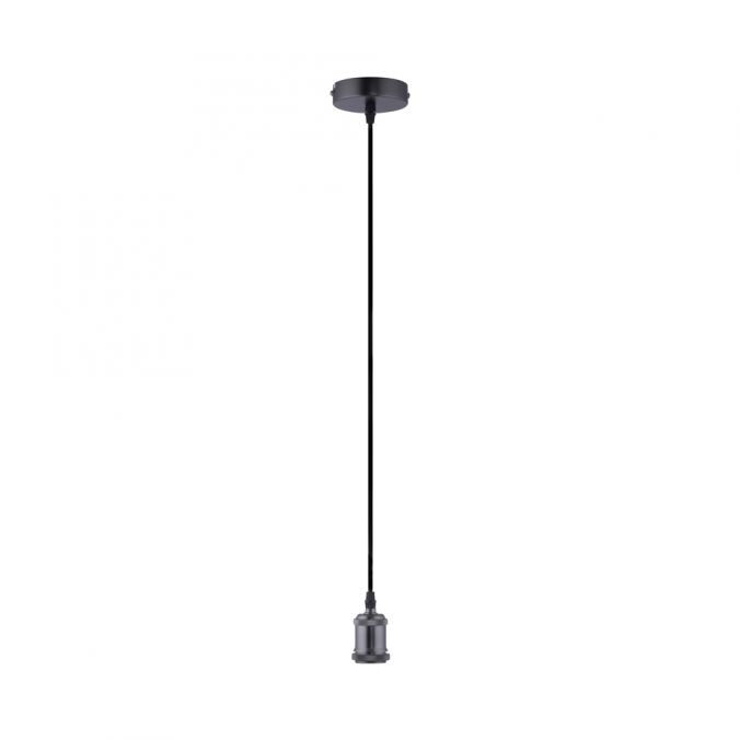 Paul Neuhaus Pendelleuchte, schwarz, Retro-Stil, E27 Filament-Leuchtmittel, schlicht Neueste Stile