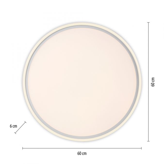 Paul Neuhaus LED Deckenleuchte weiß Fernbedienung CCT Memoryfunktion Vierteljährliche Förderung