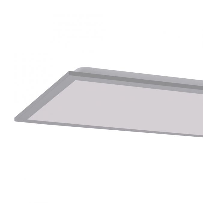 Paul Neuhaus LED-Panel, Rahmen silberfarbig, 120x30cm, platzsparend, dimmbar Im Verkauf