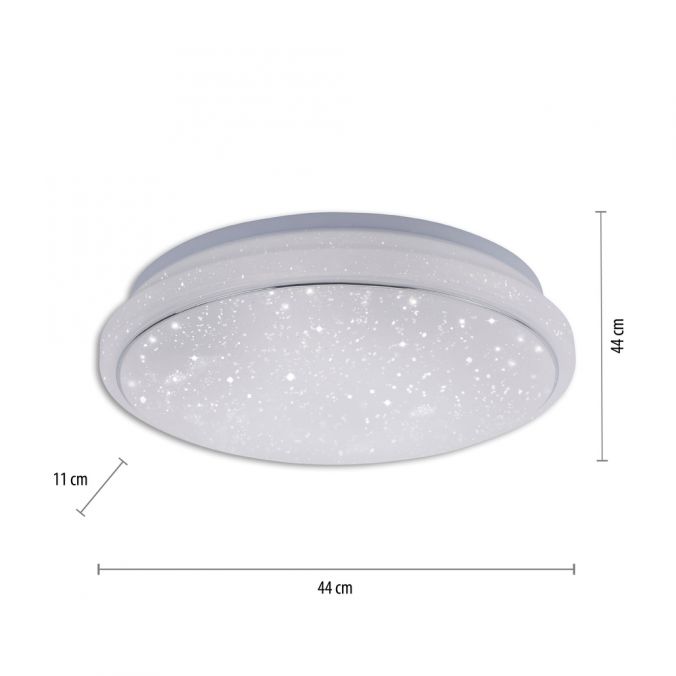 Paul Neuhaus LED-Deckenleuchte, Smart Home fähig, RGB+W, Kristalloptik, Fernbedienung, CCT Online