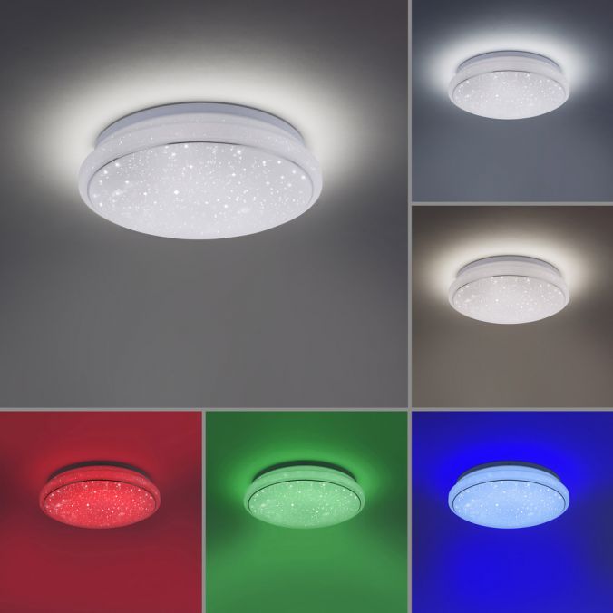 Paul Neuhaus LED Deckenleuchte, Smart Home, RGB Farbwechsel, dimmbar, Lichtfarbsteuerung Outlet