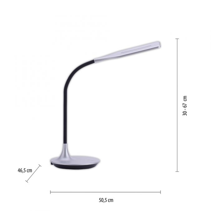 Paul Neuhaus LED-Tischleuchte, silber, Flexarm, Lichtfarbsteuerung, dimmbar Angebote