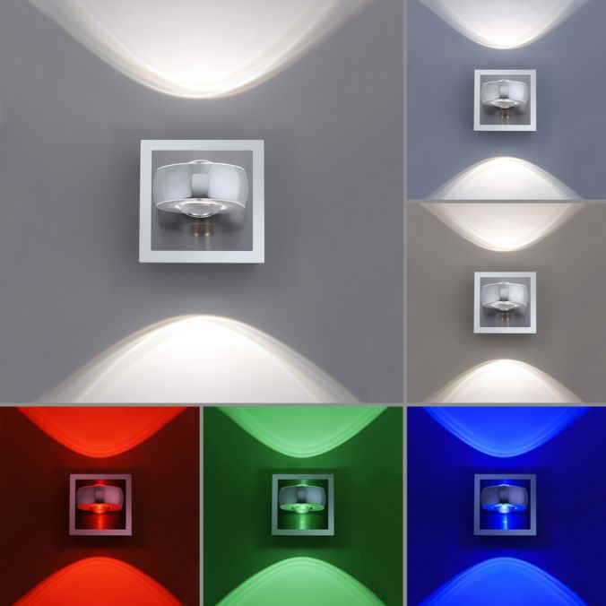 Paul Neuhaus LED-Wandleuchte, Smart-Home, Fernbedienung, Farbwechsel, dimmbar, modern im Angebot