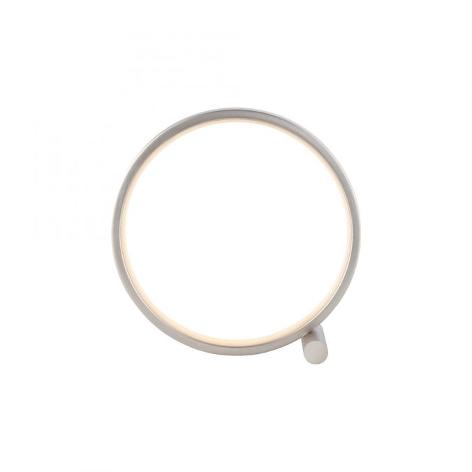 Paul Neuhaus LED Tischleuchte silber ring minimalistisch Schnurschalter Beistellampe Flash Sale