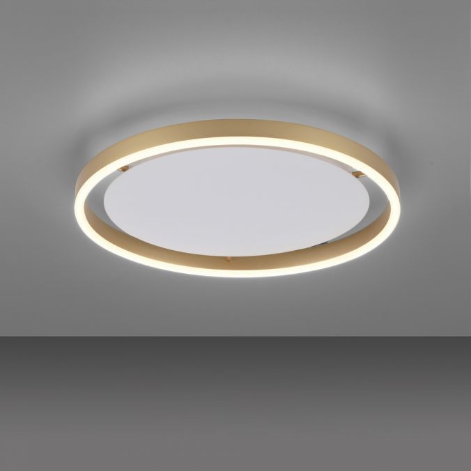 Paul Neuhaus LED Deckenleuchte messing matt rund Ø40cm dimmbar Switchmo warmweiß Online Shopping