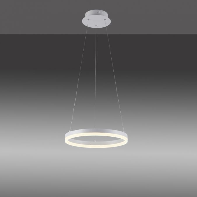Paul Neuhaus LED Pendelleuchte 40x40 weiss rund dimmbar Memoryfunktion modern Große Rabatte