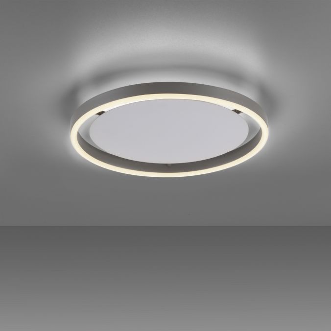 Paul Neuhaus LED Deckenleuchte, rund, aluminium, dimmbar über Wandschalter Räumungsverkauf