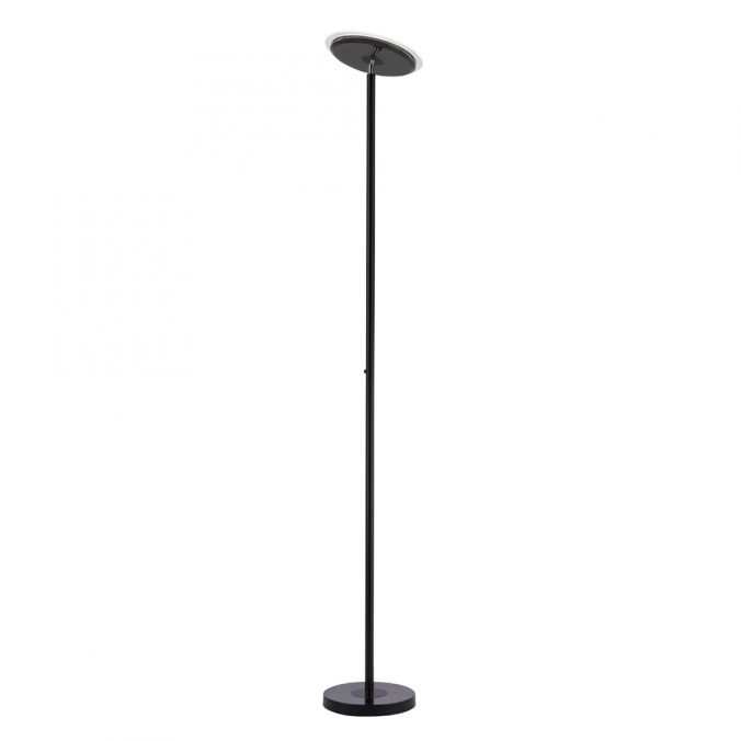 Paul Neuhaus LED-Deckenfluter, schwarz, verstellbaren Fluterkopf, Stehlampe