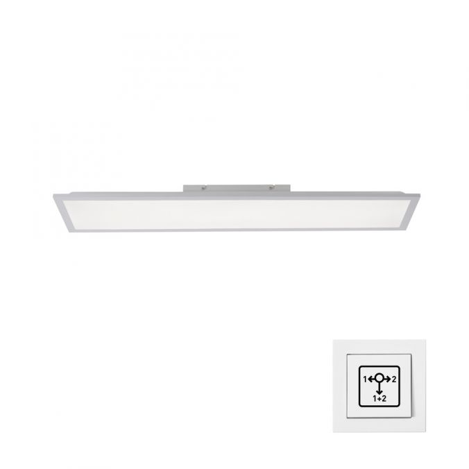 Paul Neuhaus LED Panel, weiss, 100x25 cm, Backlight, Serienschaltung, Memory Funktion