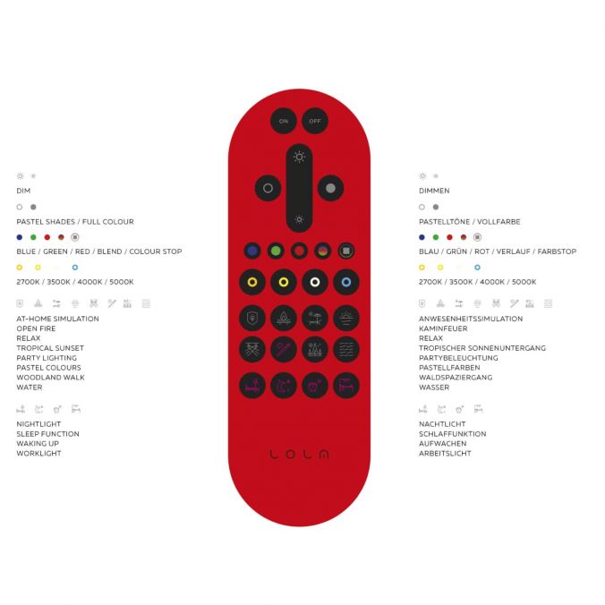Paul Neuhaus LED-Deckenleuchte, stahl, 4 Spots, RGB Farbwechsel, Fernbedienung, dimmbar Kostenloser Versand international