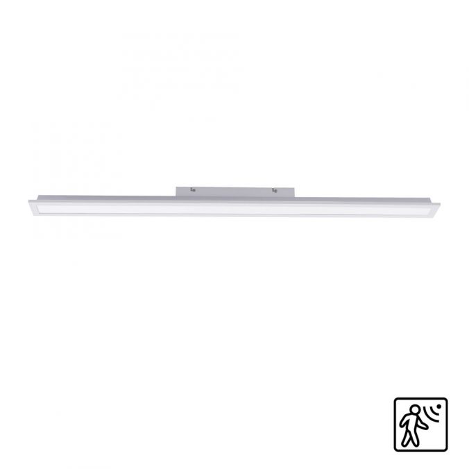 Paul Neuhaus LED-Panel, weiß, 100x10cm, neutralweiß, Bewegungsmelder, rechteckig, modern