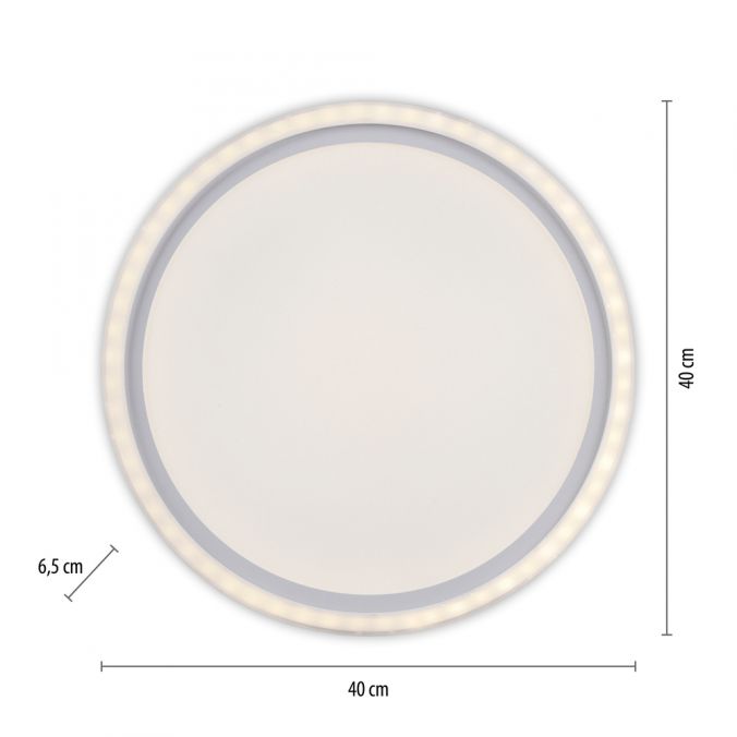 Paul Neuhaus LED Deckenleuchte weiß rund Serienschalter warmweiß Memoryfunktion Fabrik Onlineshop