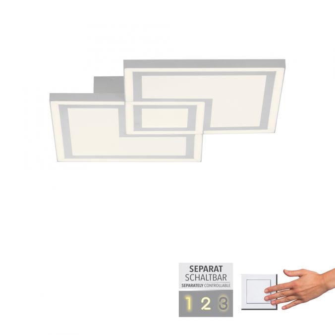 Paul Neuhaus LED Deckenleuchte weiß Serienschalter warmweiß Licht Memoryfunktion Sonderangebot