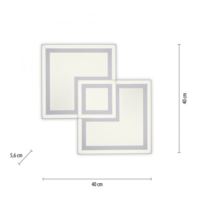 Paul Neuhaus LED Deckenleuchte weiß Serienschalter warmweiß Licht Memoryfunktion Sonderangebot