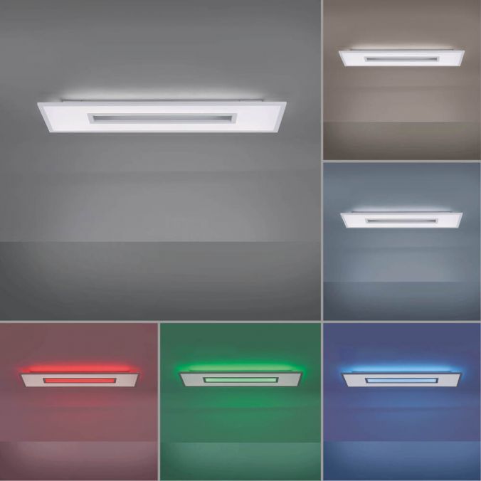 Paul Neuhaus LED Panel, weiß, rechteckig, Cut Out, dimmbar, inkl. Fernbedienung, modern Muttertagsangebot