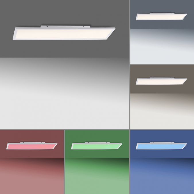 Paul Neuhaus LED Panel, Deckenleuchte, weiß, 100x25 cm, dimmbar, Smart-Home Top Angebot